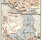 Vyborg (Выборгъ, Viipuri, Wiborg) city map, 1914
