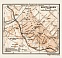 Reutlingen city map, 1909