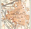 Hildesheim city map, 1906