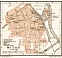 Mitau (Jelgava) city map, 1914