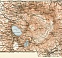 The Alban Hills (Albano Mountains, Colli Albani) map, 1909