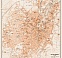 Stuttgart city map, 1909