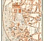 Vichy city map, 1900