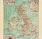 Great Britain and Ireland Map (in Russian), 1910