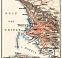 Triest (Trieste) environs map, 1911