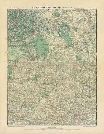 European Russia Map, Plate 6: Northwestern Provinces. 1910