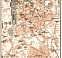 Freiberg city map, 1911