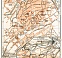Hermannstadt (Sibiu), city map. Environs of Hermannstadt map, 1911