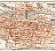 Regensburg city map, 1909