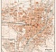 München (Munich) city map, 1909