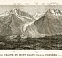 Mont Blanc panorame from Flégère, 1902