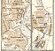 Ivangorod (Иванъ-Городъ) town plan, 1914 (with Narva map)