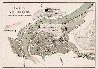 Borjom (ბორჯომი, Borjomi), town plan, 1912