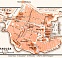 Ragusa (Dubrovnik) city map, 1911