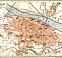 Saragossa (Zaragoza) city map, 1899