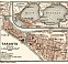 Taranto, city map. Environs of Taranto map, 1929