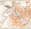Boulogne-sur-Mer city map, 1910