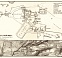 Hadrian´s Villa (Villa Adriana) and environs map, 1898 (Rome)