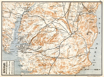 Sebastopol environs map, 1905