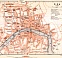 Pisa city map, 1913