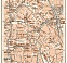 Ghent (Gent), central part map, 1909