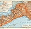 Sorrentine Peninsula map, 1912