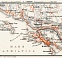 Ragusa (Dubrovnik) environs map, 1913