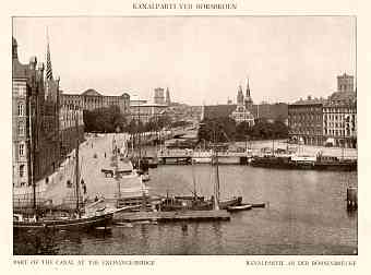 Copenhagen's Canal at the Exchange-Bridge