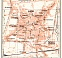 Pistoia (Pistoja) town plan, 1908