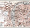 Prague (Prag, Praha) city map (names in German), 1910