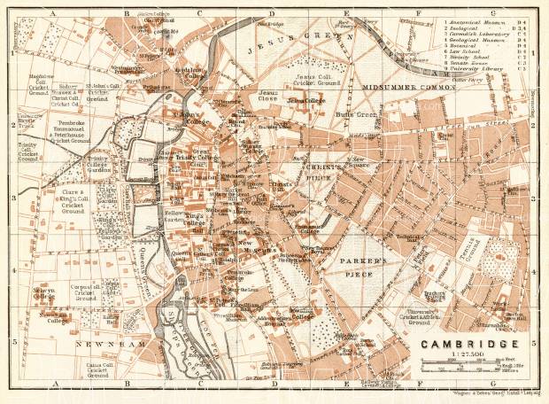 Cambridge city map, 1906. Use the zooming tool to explore in higher level of detail. Obtain as a quality print or high resolution image