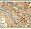 Bremen, central part map, 1906