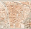 Würzburg city map, 1909