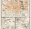 Tampere (Tammerfors) city map, 1929. Environs of Tampere