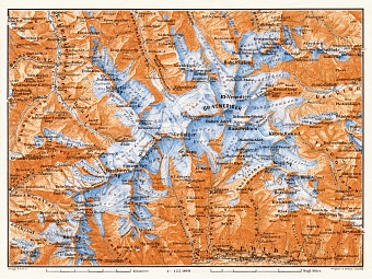 Venediger Group map, 1906
