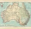 Australia Map, 1905