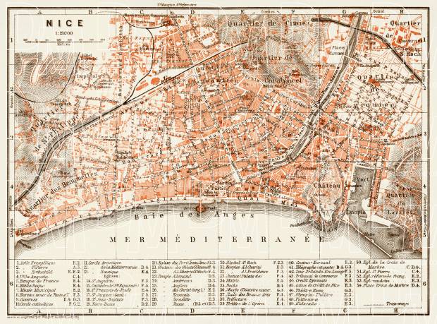 Nice city map, 1913. Use the zooming tool to explore in higher level of detail. Obtain as a quality print or high resolution image