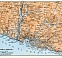 Genoa (Genova) environs map, 1908