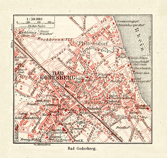 Bad Godesberg town plan, 1927