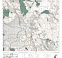 Jevžozero Lake. Jousijärvi. Topografikartta 541311. Topographic map from 1943