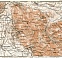 Monti Lepini region map, 1909