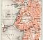 Pola (Pula) city map and environs map, 1913