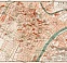 Turin (Torino), city centre map, 1913