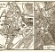 Spoleto town plan. Environs of Spoleto map, 1909