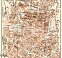 Montpellier city map, 1913