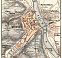 Meissen (Meißen) city map, 1887