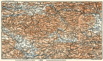 Karawank Mountains map, 1929