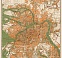 Leningrad (Ленинград, Saint Petersburg) city map, 1936