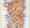 Sardinia (Sardegna) map, 1929