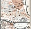 Tánger (طنجة, Tangier) city map, 1913. Environs of Tánger